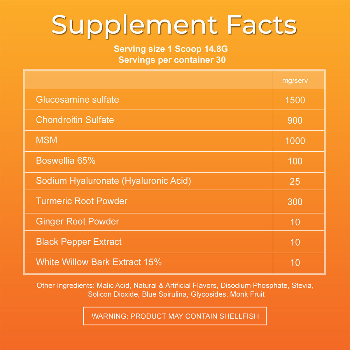 Super Flex Joint Formula Drink Powder