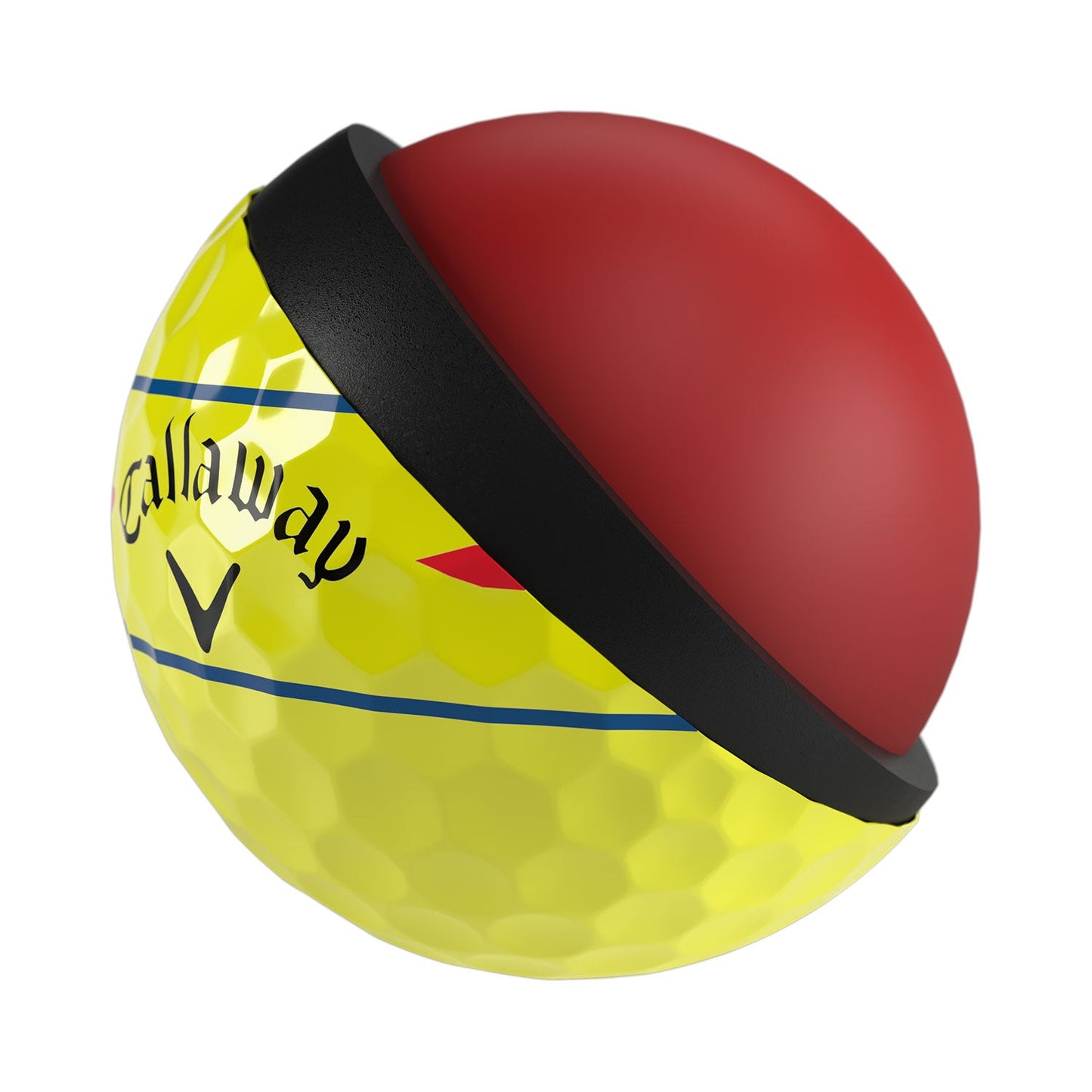 Callaway Chrome Soft 360 Triple Track Yellow Golf Balls