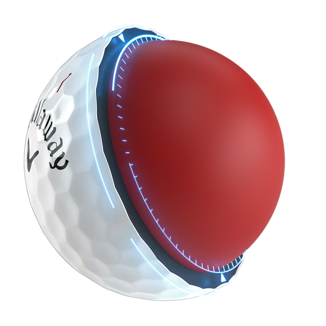 Callaway 2024 Chrome Soft Triple Track White Golf Balls