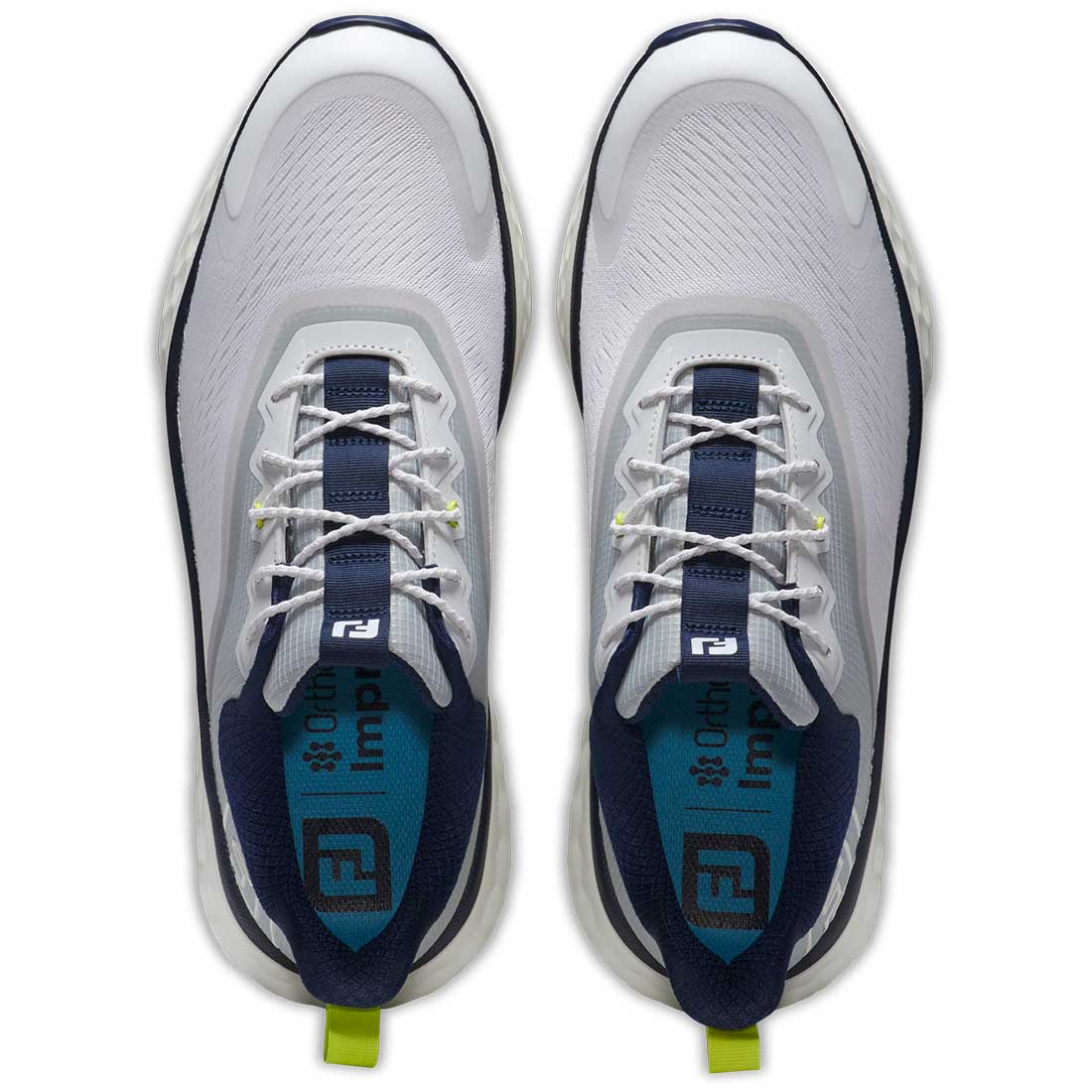 FootJoy Quantum Golf Shoes White/Grey/Blue