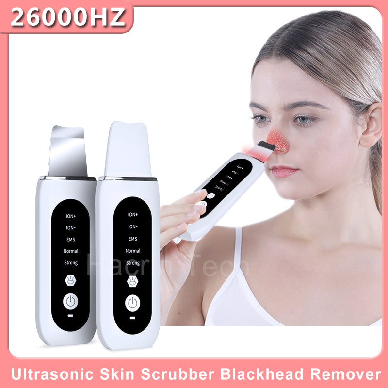 Depurador de piel ultrasónico, peeling de iones, limpieza facial profunda, limpiador de poros