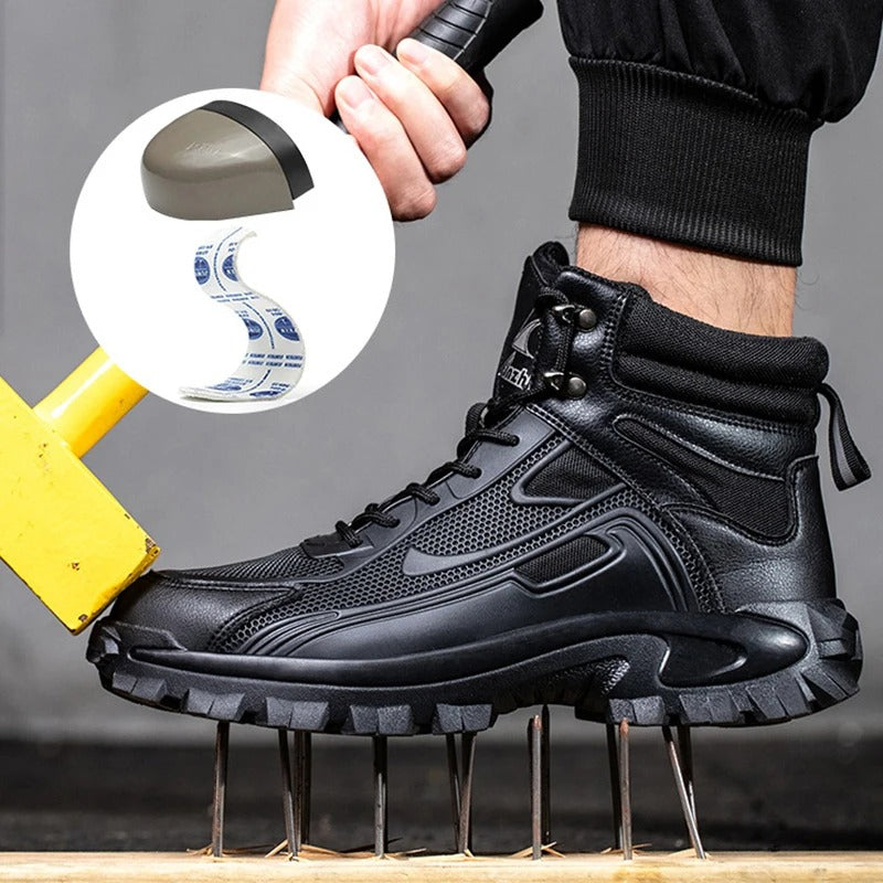 S1P zapatos de seguridad para hombres, impermeables.
