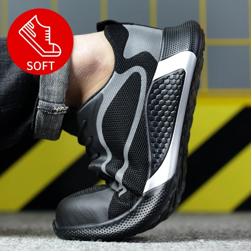 Zapatos de seguridad para el trabajo  antideslizantes.