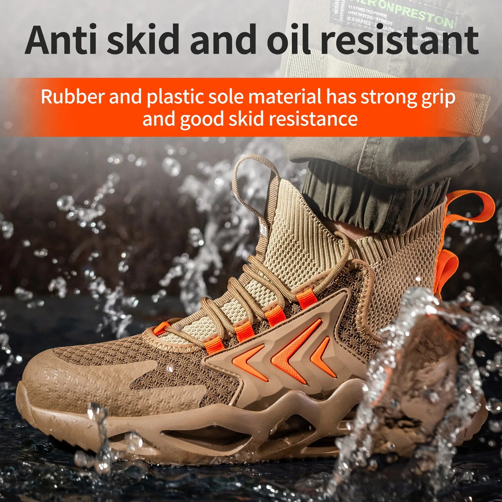 S1 Zapatillas de seguridad para el trabajo con punta de acero, antipinchazos, protectores antigolpes, antideslizantes, botas de trabajo