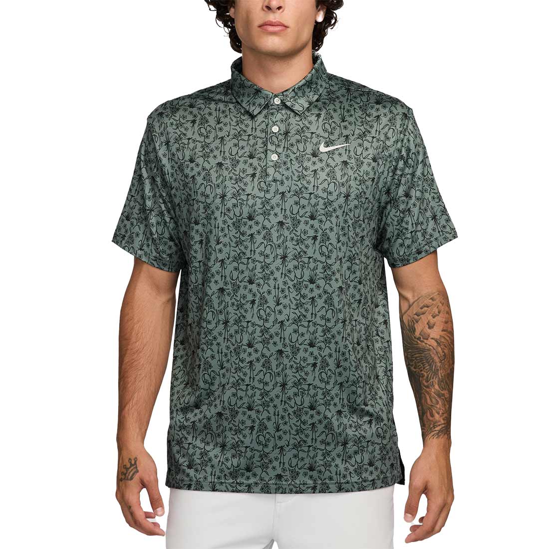 Nike Dri-FIT Tour POA Print Golf Polo