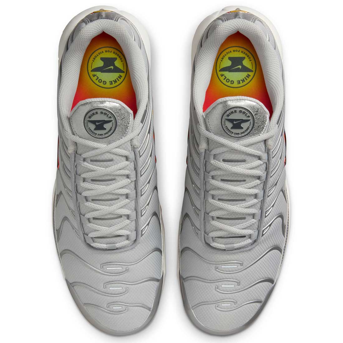 Nike Air Max Plus G NRG Golf Shoes Metallic Silver/Light Smoke Grey