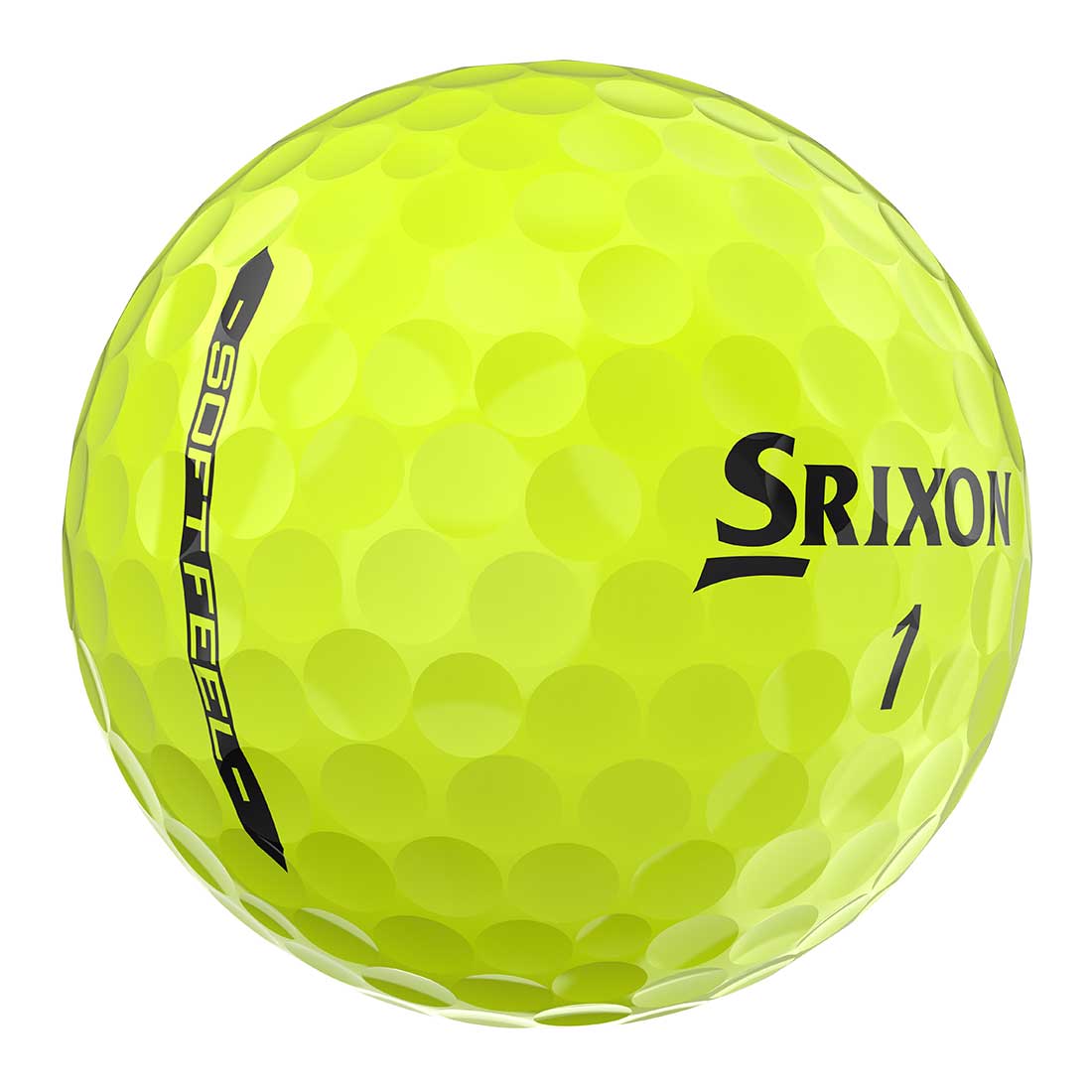 Srixon Soft Feel 14 Personalized Yellow Golf Balls