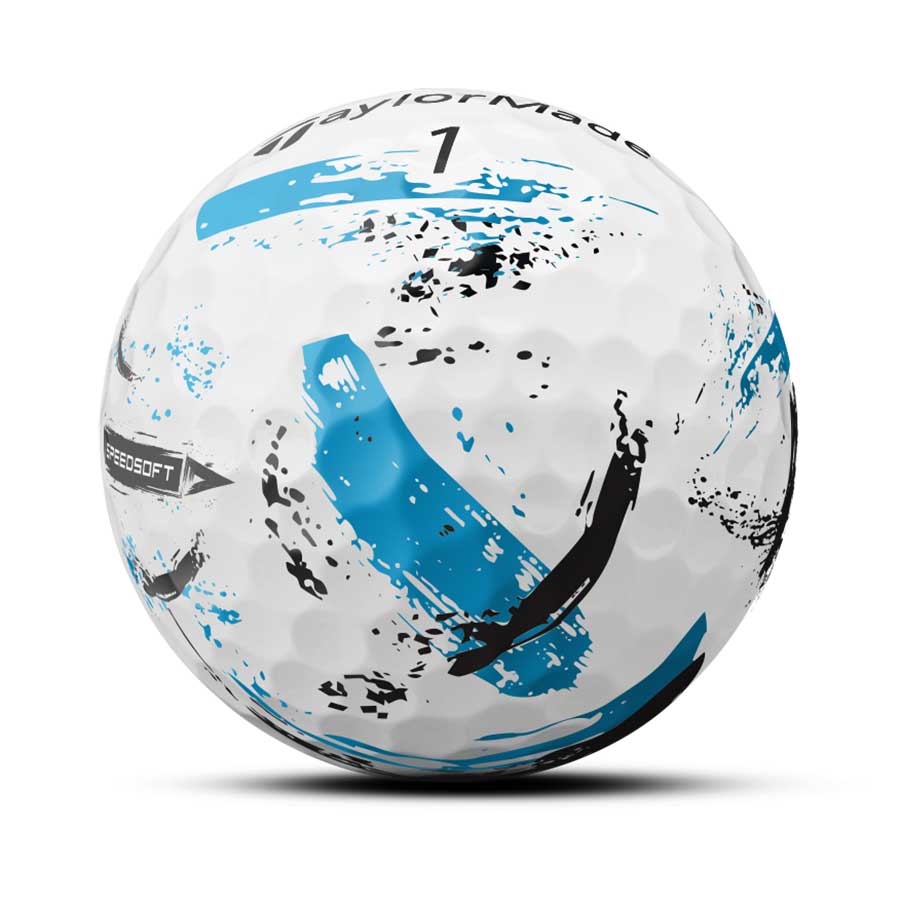 TaylorMade SpeedSoft Ink Blue Golf Balls