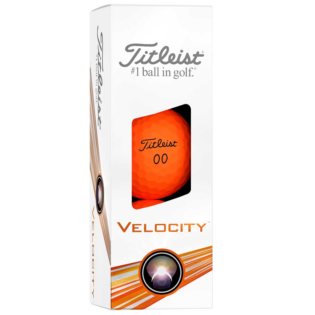 Titleist 2024 Velocity Matte Orange Golf Balls