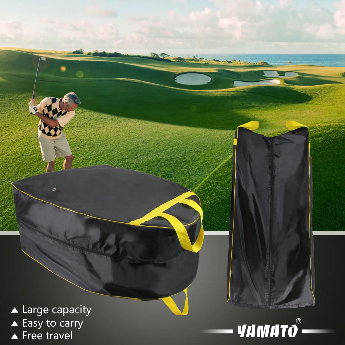 Yamato Golf Cart Cover QCBD– Universal Fit Storage for Push Carts