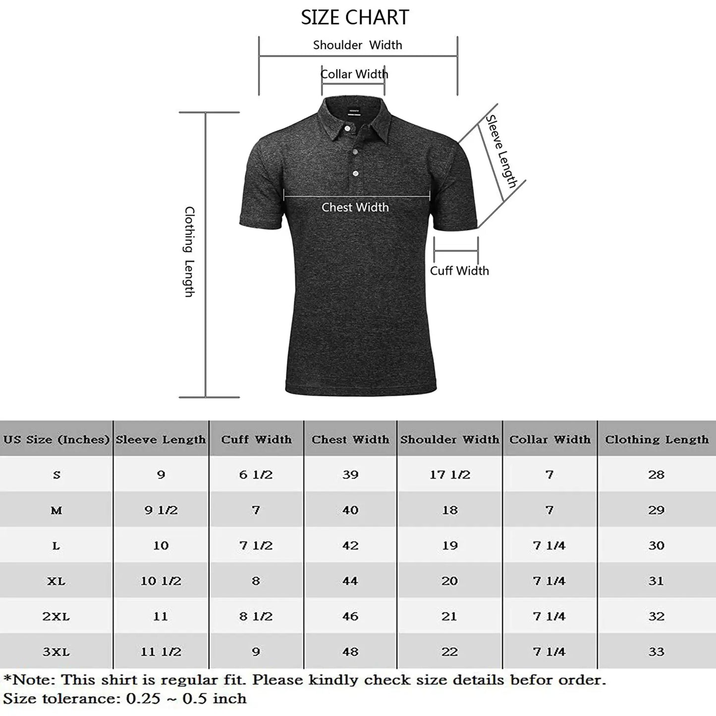Yamato Men’s Slim-Fit Golf Polo – Purple, Athletic Fit, Quick-Dry Fabric