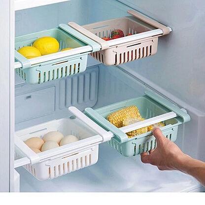 Caja de almacenaje extraíble para frigorífico (4 piezas)