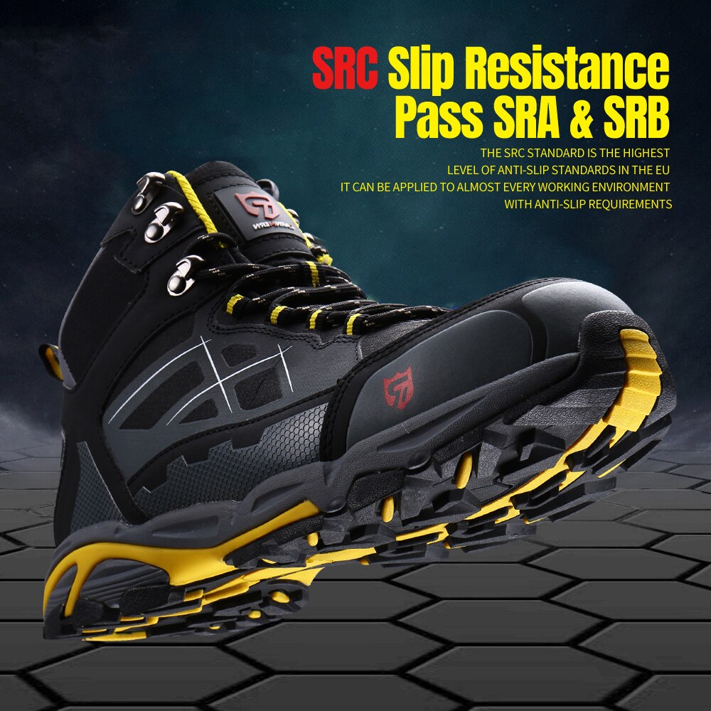 S1P+SRC Botas de seguridad , zapatos de trabajo ligeros y transpirables