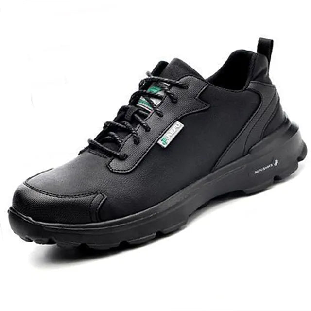Zapatos de seguridad ligeros e impermeables para hombre, zapatos de trabajo con punta de acero, zapatillas de construcción antigolpes, zapatos informales