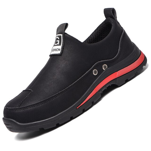 Nuevas zapatillas de trabajo a la moda, zapatos de seguridad, botas de trabajo antigolpes, antipinchazos, calzado de protección