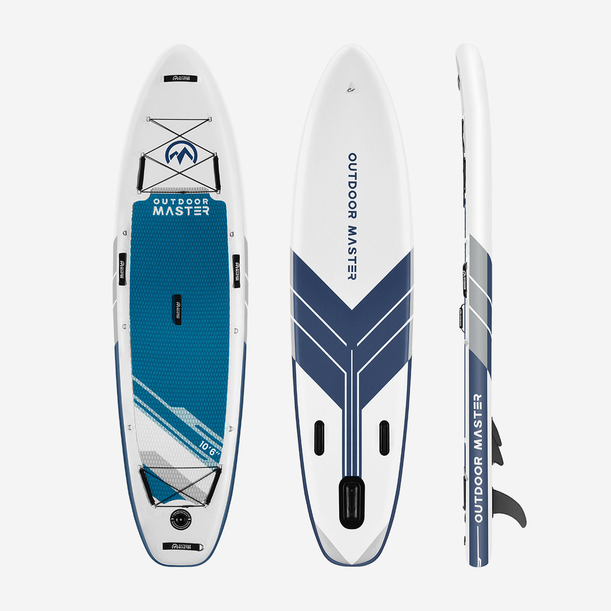 OUTDOORMASTER Inflatable Paddle Board with Paddle - 10'6"-SHIPPING TO US ONLY