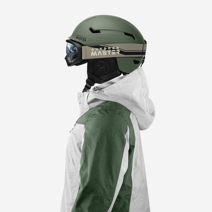 OutdoorMaster DEER Ski Helmet Bundle