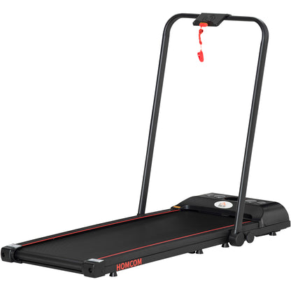 HOMCOM Folding Walking Treadmill Aerobic Walking Exercise Machine LED