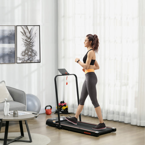 HOMCOM Folding Walking Treadmill Aerobic Walking Exercise Machine LED