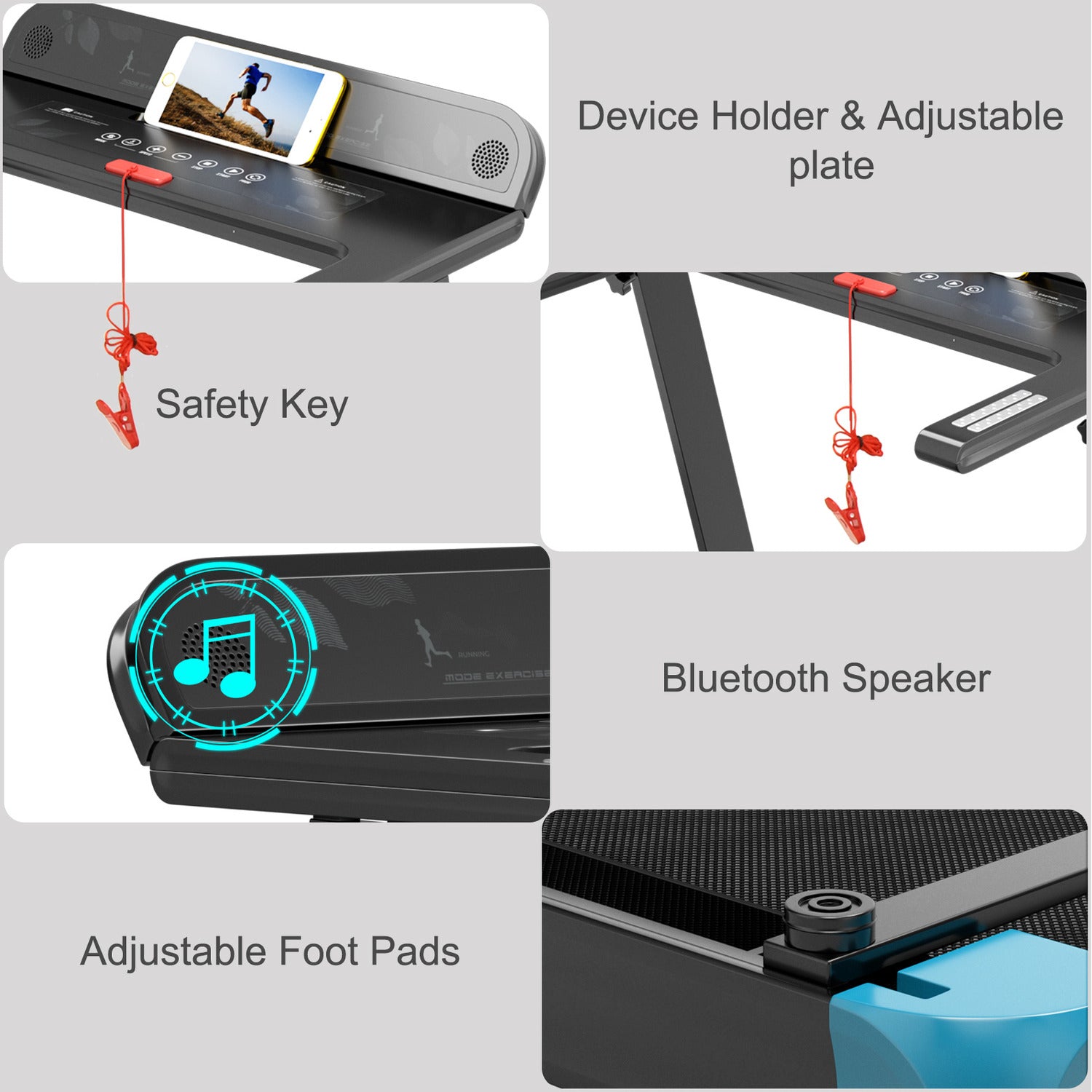 Foldable Treadmill Walking Running Machine
