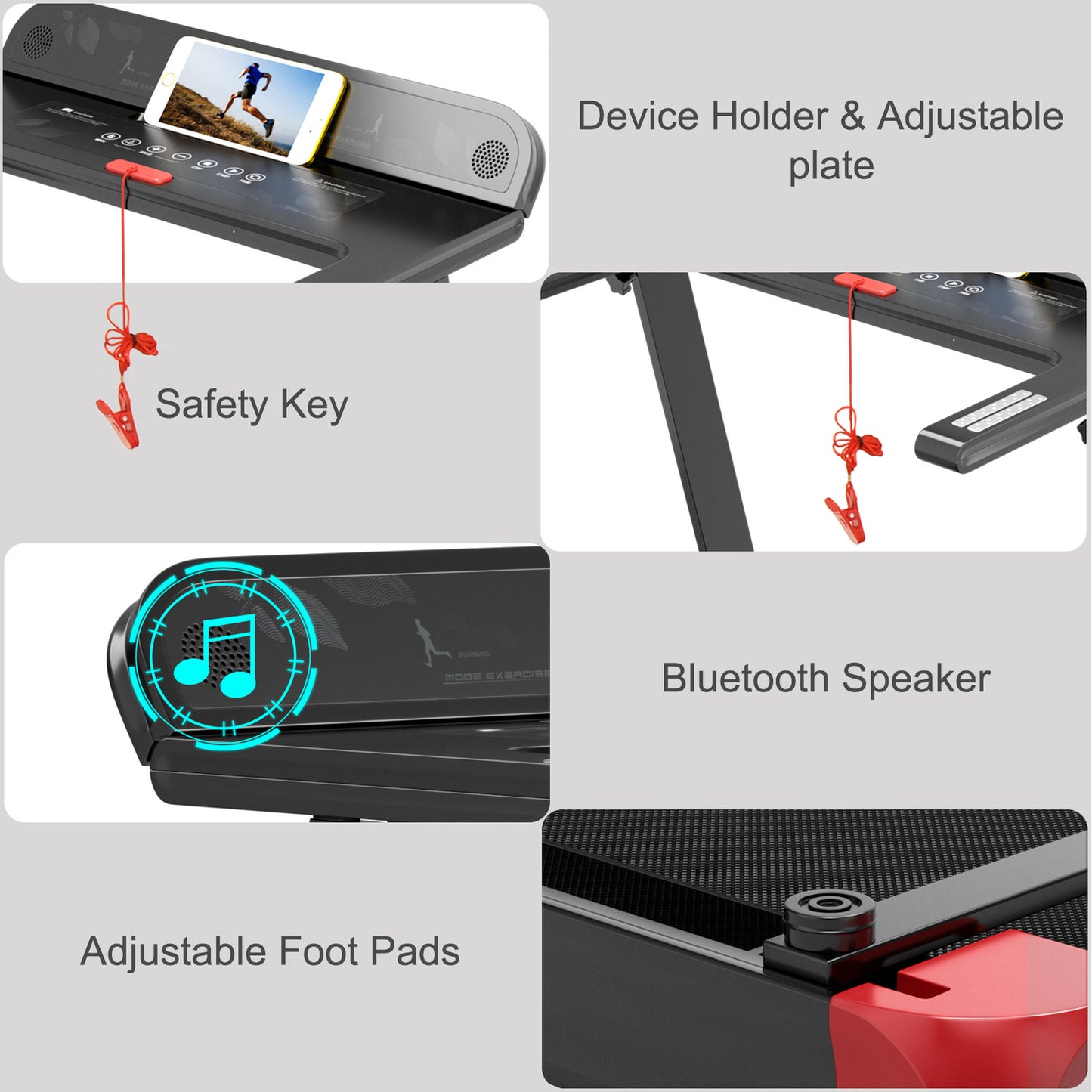 Foldable Treadmill Walking Running Machine