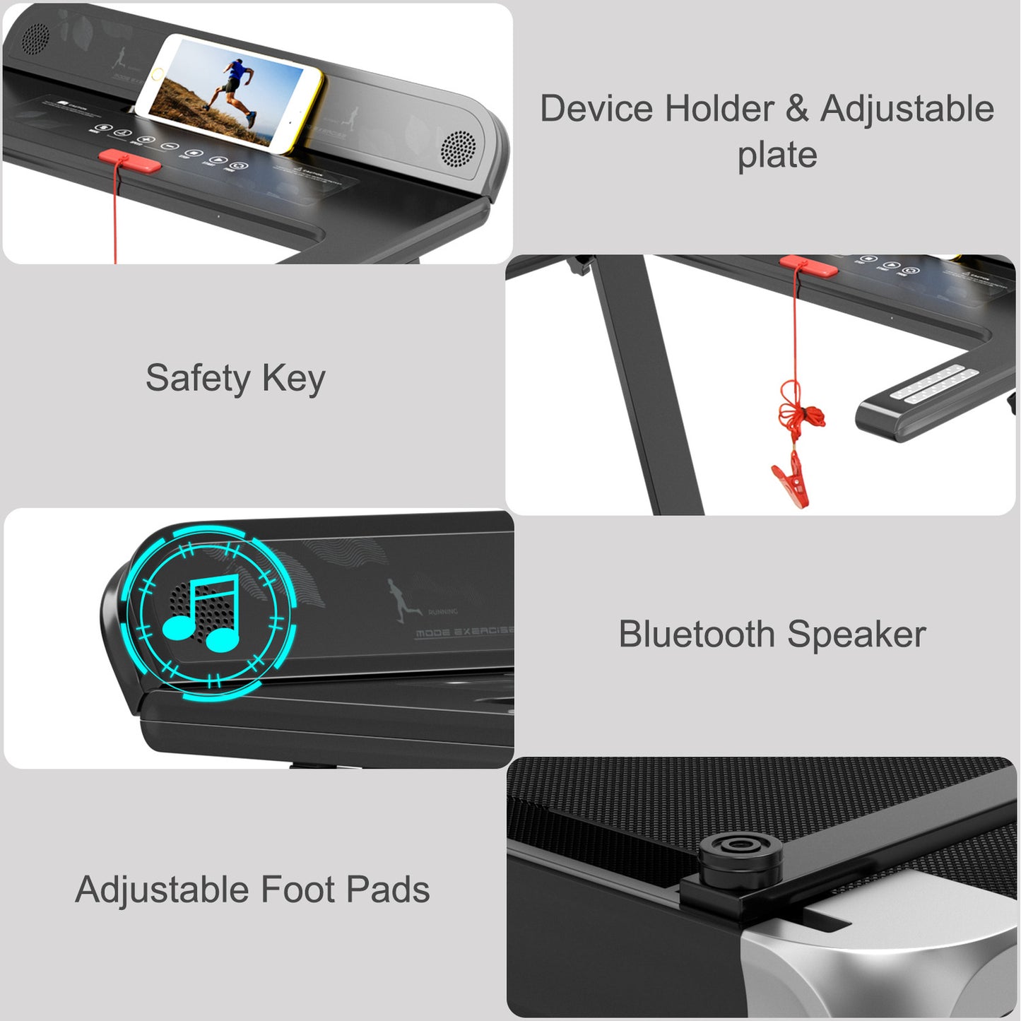 Foldable Treadmill Walking Running Machine