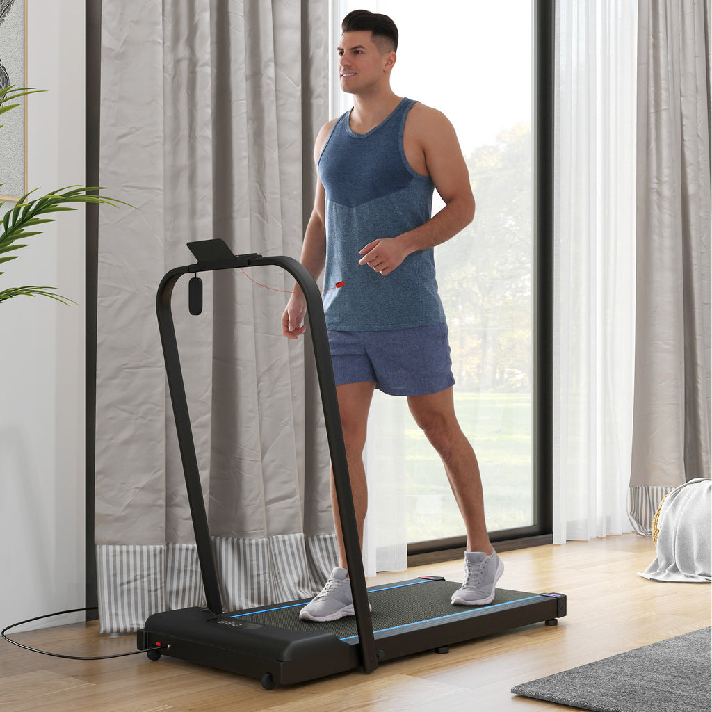 SPORTNOW 2.5HP Folding Treadmill Walking Pad, 1-6km per hour