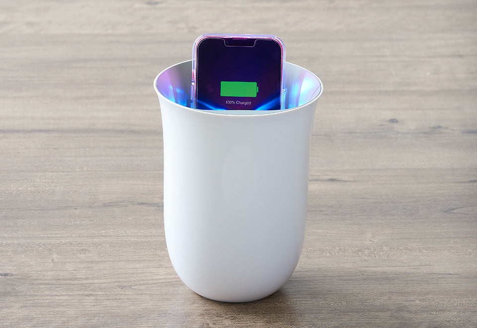 Wireless Charging Station with UV Sanitizer