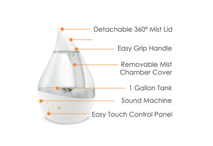 Sleep Humidifier with Soothing Sounds