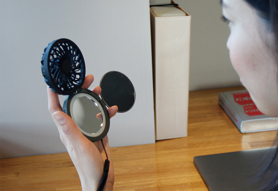 Travel Mirror Fan