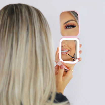 Phone Charging Compact Mirror