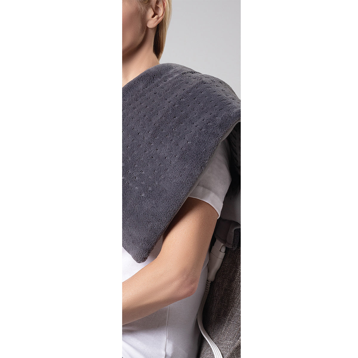 Calming Heat™ Massaging Weighted Heating Pad by Sharper Image