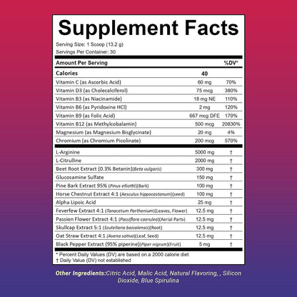 Blood Flow Super Formula Drink Powder