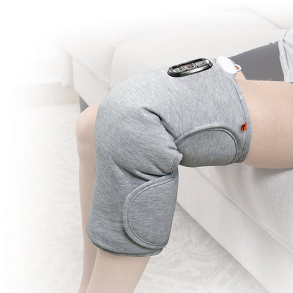 Calming Heat™ Charcoal + Copper Infused Massaging Knee Wrap by Sharper Image