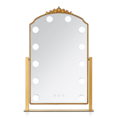 LED Gold Hollywood Mirror