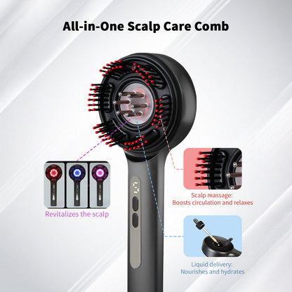 LED Hair Rejuvenation Massage Brush