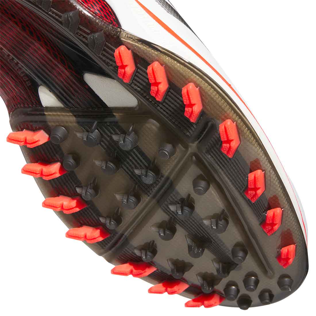 Adidas Adizero ZG Golf Shoes White/Lucid Red/Black