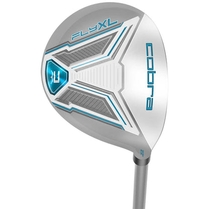 Cobra Women's Fly-XL 12-Piece Cart Bag Complete Set Silver/Blue