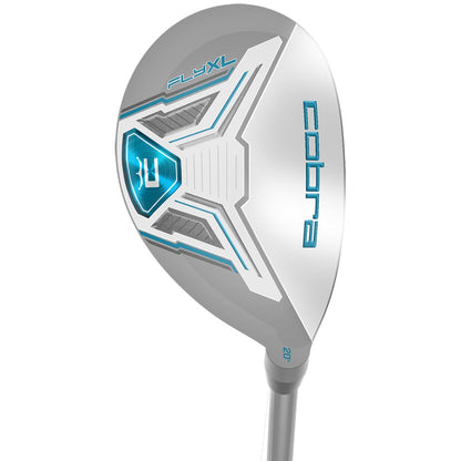 Cobra Women's Fly-XL 12-Piece Cart Bag Complete Set Silver/Blue