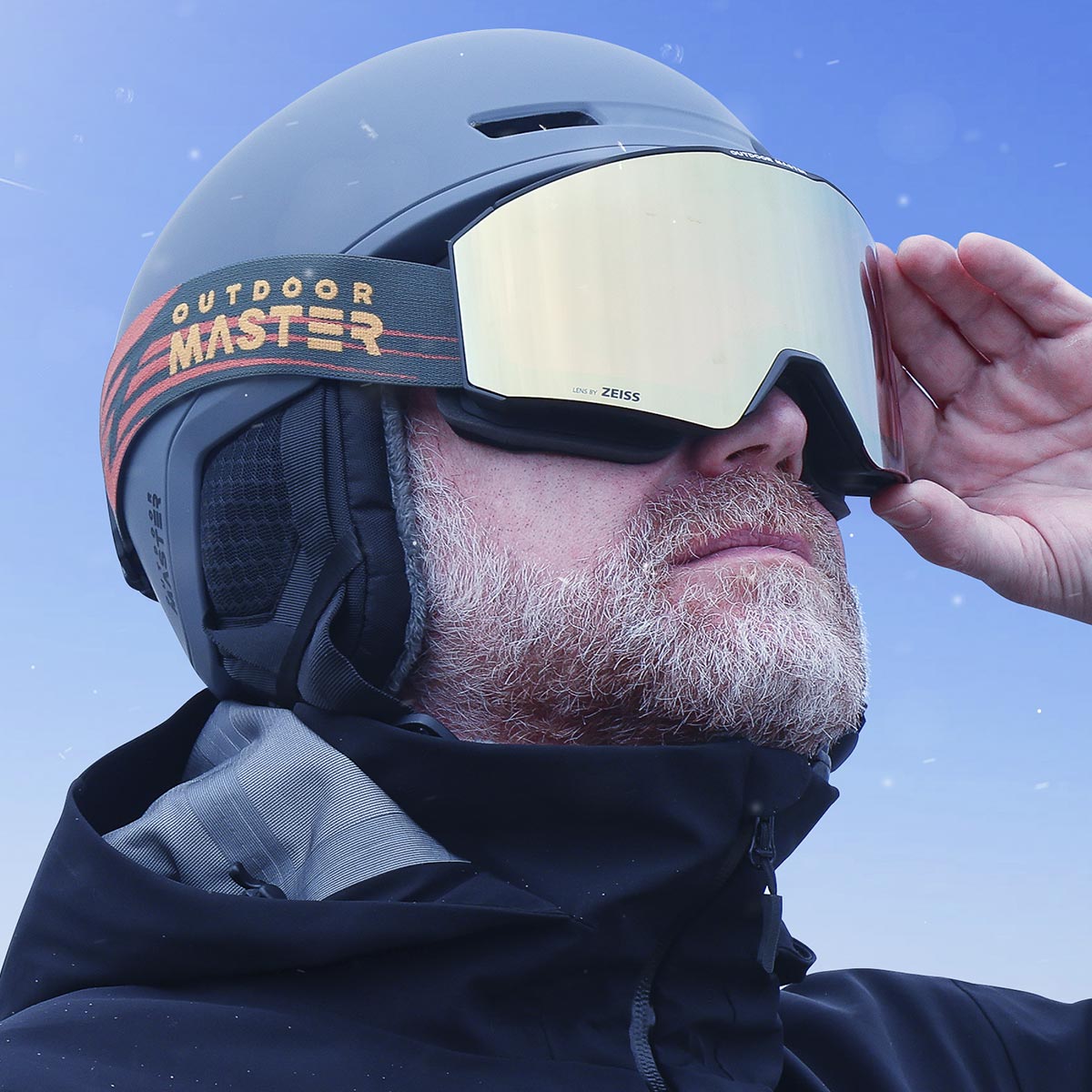 Asian Fit FALCON Ski Goggles Cylindrical ZEISS Lens