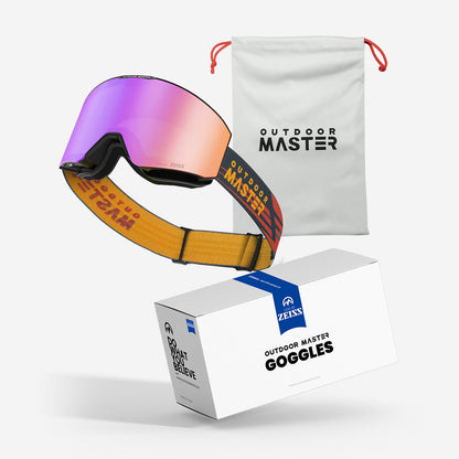 FALCON Custom Ski Goggles ZEISS Lens + Frame & Strap