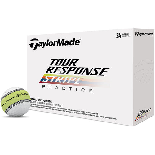 TaylorMade Tour Response Stripe Practice 2 Dozen Golf Balls