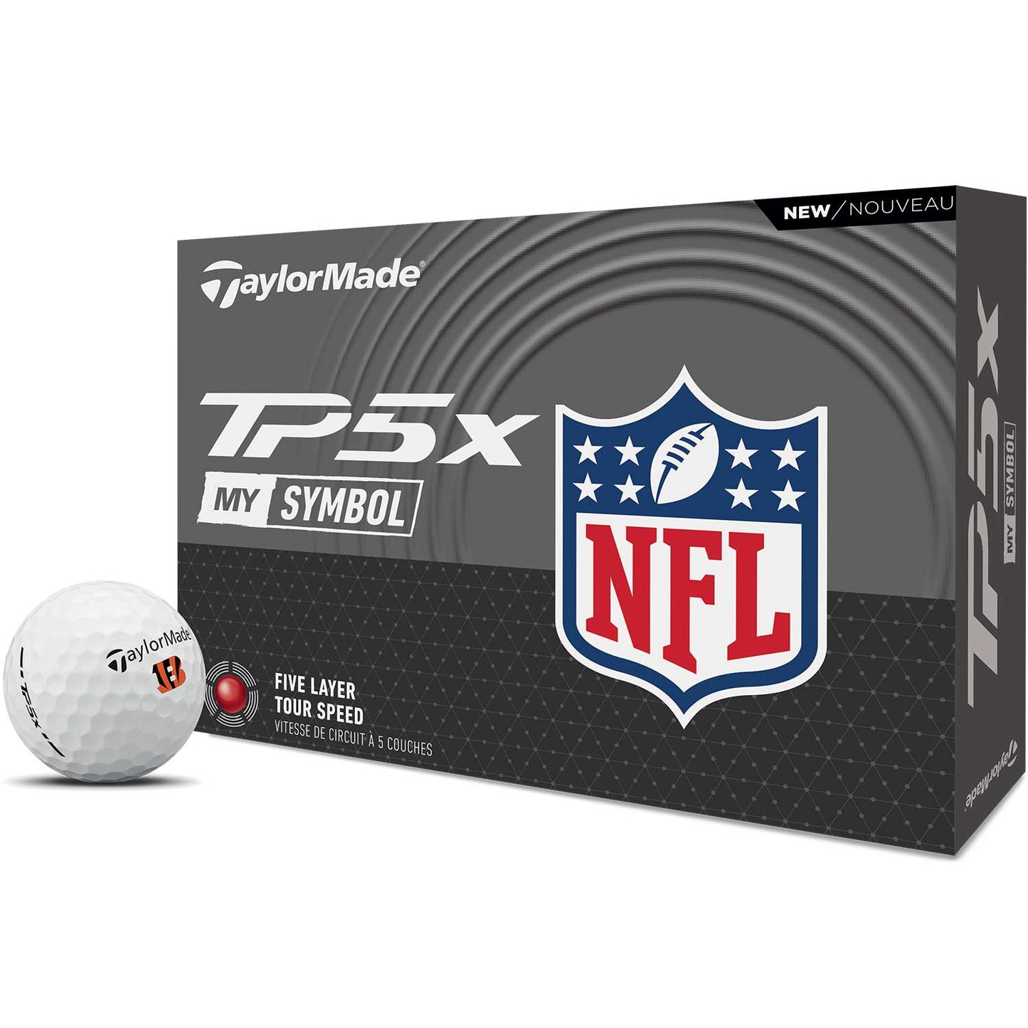 TaylorMade TP5x NFL Logo Golf Balls