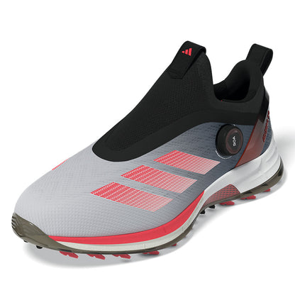 Adidas Adizero ZG BOA Golf Shoes White/Lucid Red/Black