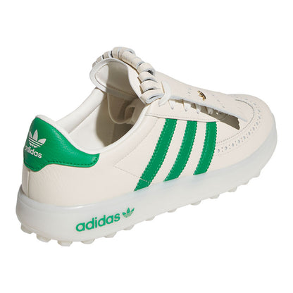 Adidas CourseCup Spikeless Golf Shoes Chalk White/Green/Almost Yellow