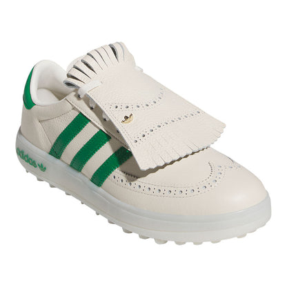 Adidas CourseCup Spikeless Golf Shoes Chalk White/Green/Almost Yellow