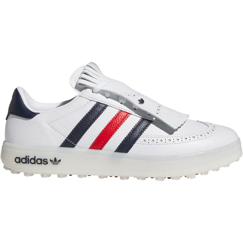 Adidas CourseCup Spikeless Golf Shoes White/Night Indigo/Better Scarlet