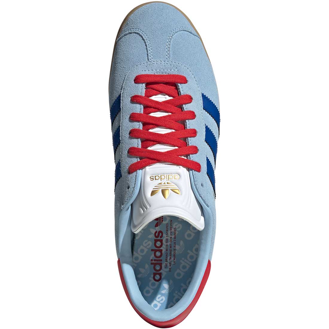 Adidas Gazelle Spikeless Golf Shoes Clear Sky/Team Royal