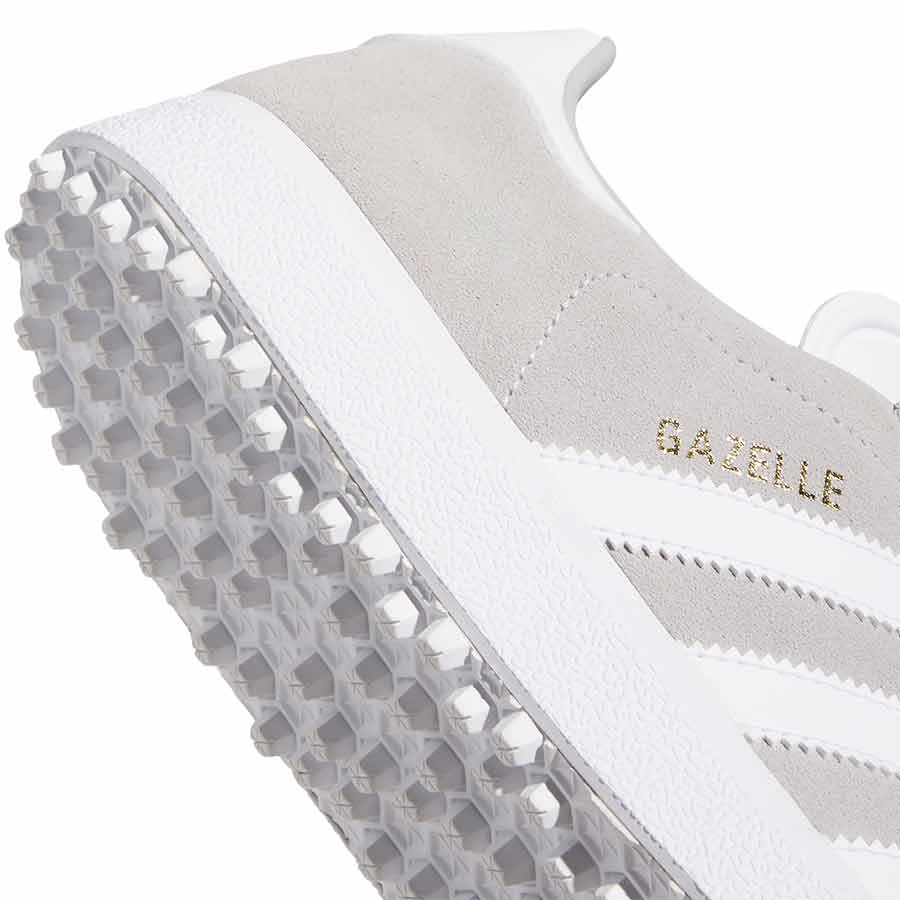 Adidas Gazelle Spikeless Golf Shoes Grey Two/White