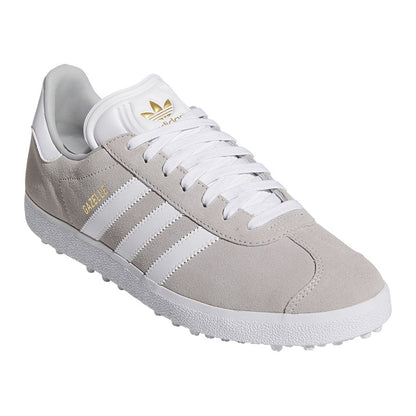 Adidas Gazelle Spikeless Golf Shoes Grey Two/White